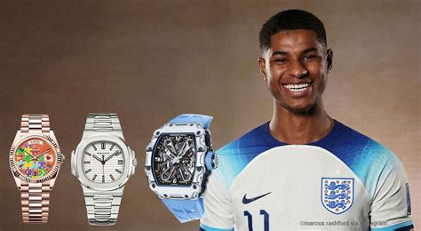 Check out Marcus Rashford's luxorious watch collection